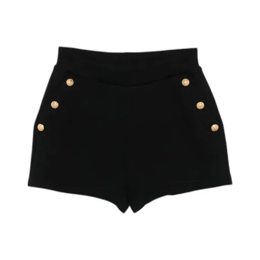 Button Detailed Short Cut Shorts
