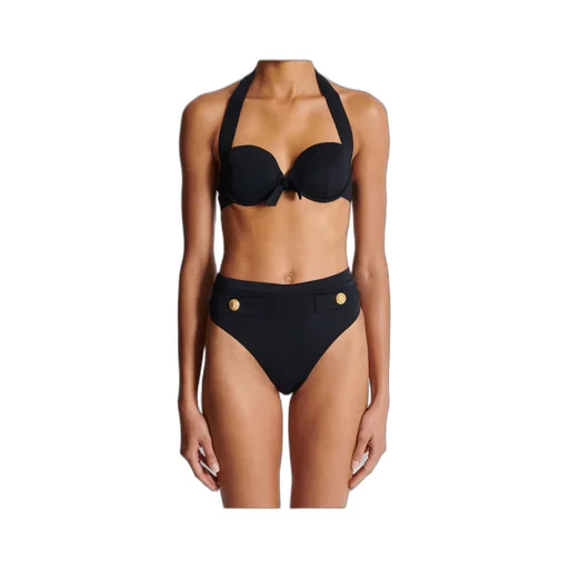 Two-Piece Swimsuit With Buttons