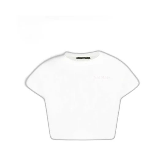 Short-Sleeved Cropped T-Shirt