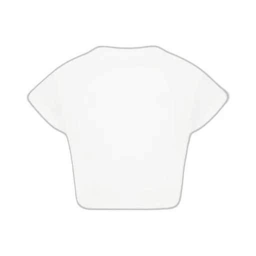 Short-Sleeved Cropped T-Shirt
