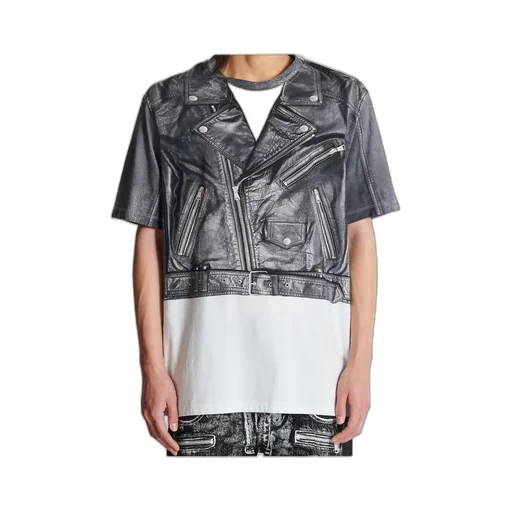 Biker Jacket Print T-Shirt
