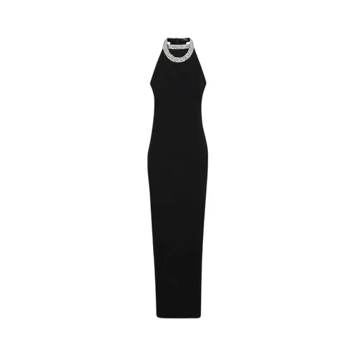 Crystal-Embellished Maxi Dress