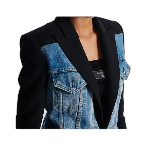 1-Button Panelled Jacket