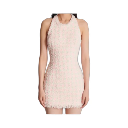 Tweed Sleeveless Mini Dress