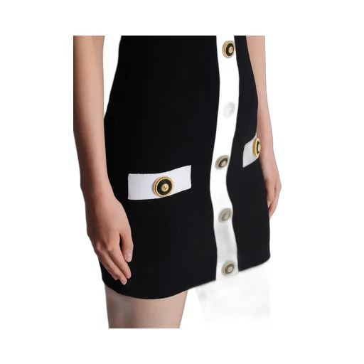 Halterneck Knitted Mini Dress
