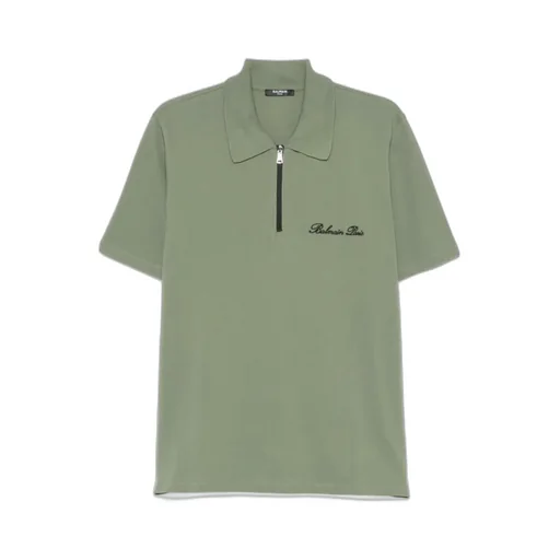 Logo Embroidered Short-Sleeved Polo Shirt