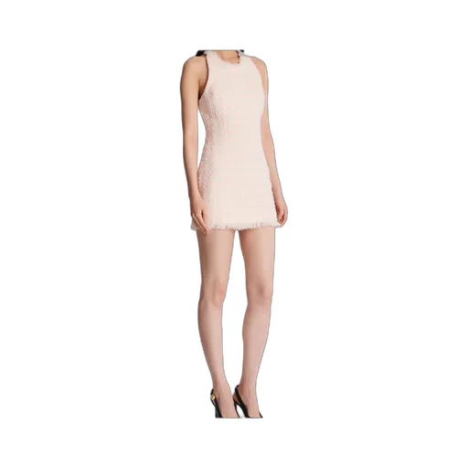 Tweed Sleeveless Mini Dress