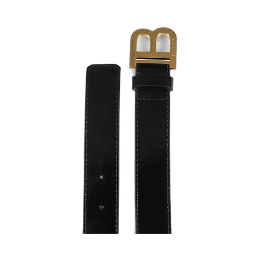 Logo Plaque Buckle Belt
