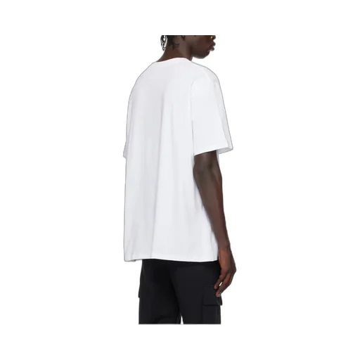 Logo Flocked Crewneck T-Shirt