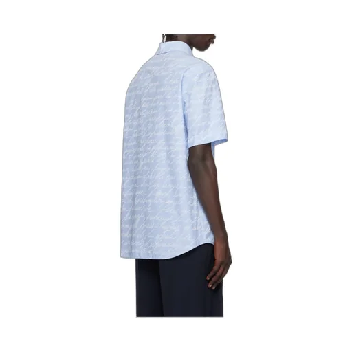 Jacquard Shirt With Print Love Letter