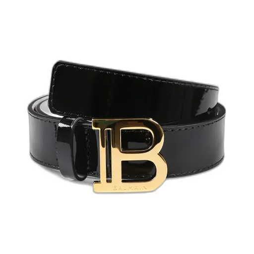 Logo Plaque Buckle Belt