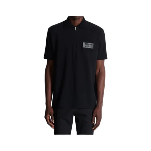 Logo Patch Polo Shirt