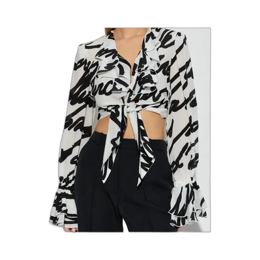 Love Letter Ruffled Wrap Top