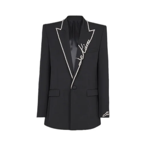Love Letter Embroidered 1-Button Jacket
