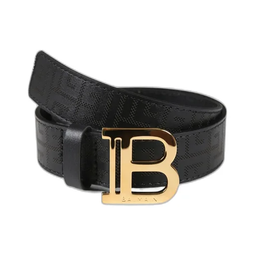 Logo Plaque Buckle Belt
