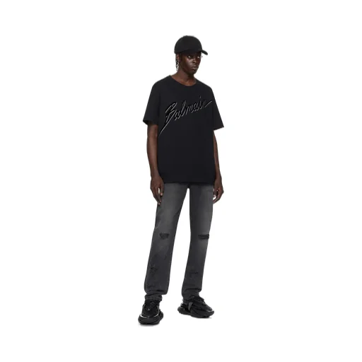 Flocked Logo T-Shirt