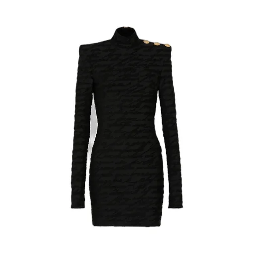 Love Letter Jacquard Short Knit Dress
