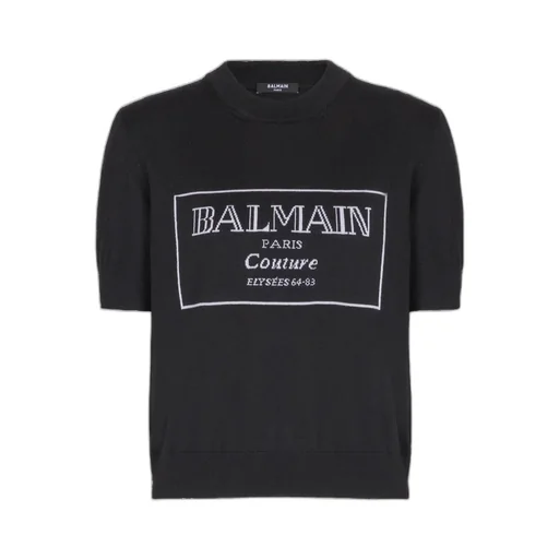 Logo Intarsia Crewneck T-Shirt