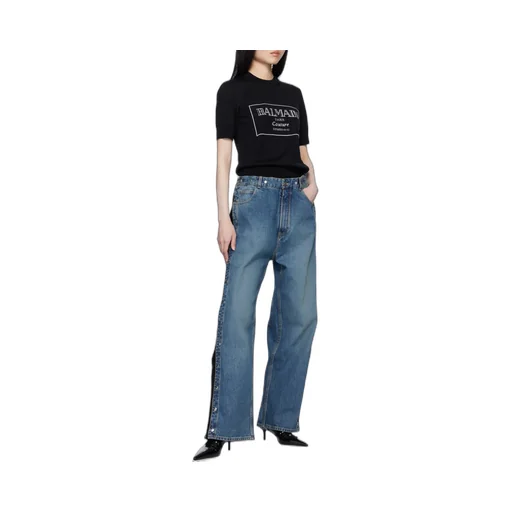 Logo Intarsia Crewneck T-Shirt