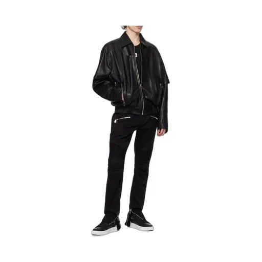 Zip Detailed Slim-Fit Jeans