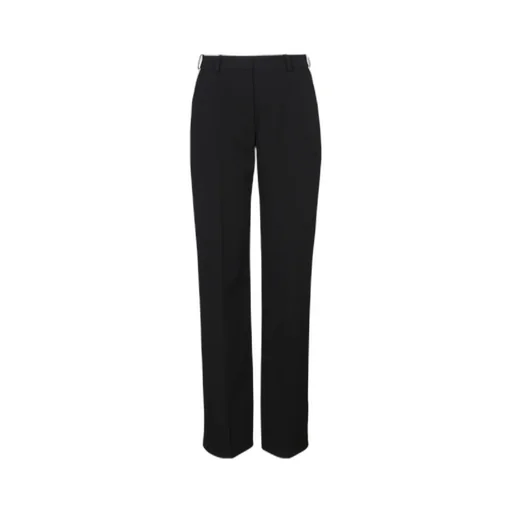 Creased Straight-Leg Trousers