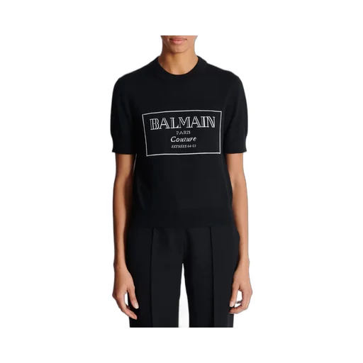 Logo Intarsia Crewneck T-Shirt