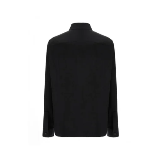 Logo Detailed Long Sleeved Overshirt