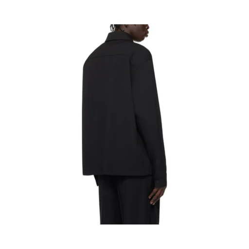 Logo Detailed Long Sleeved Overshirt