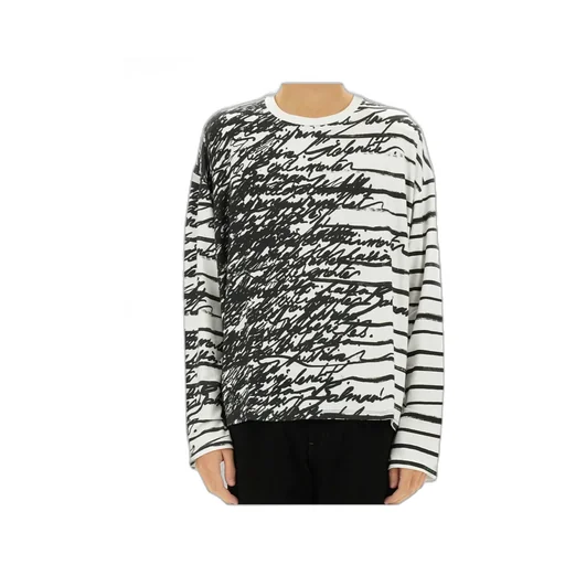 Allover Printed Crewneck T-Shirt