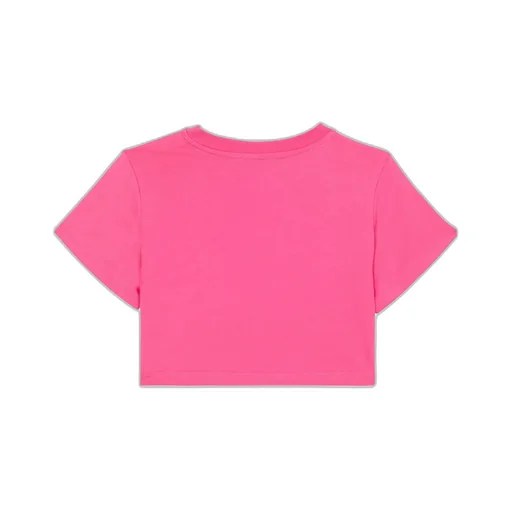 Logo Printed Cropped T-Shirt