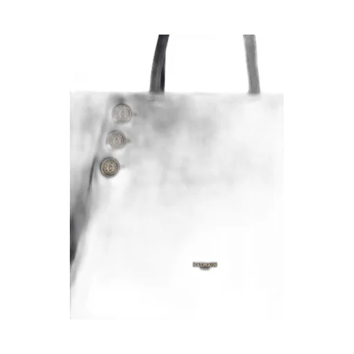 Button Detailed Tote Bag