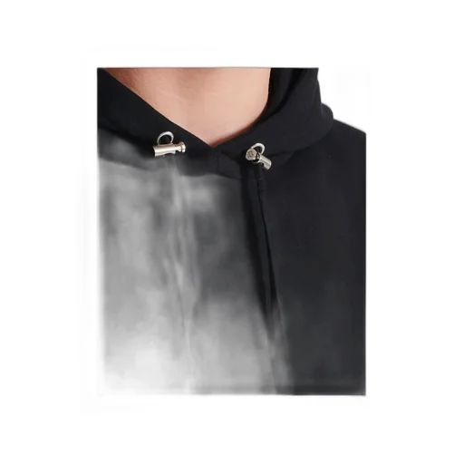 Logo Patch Drawstring Hoodie