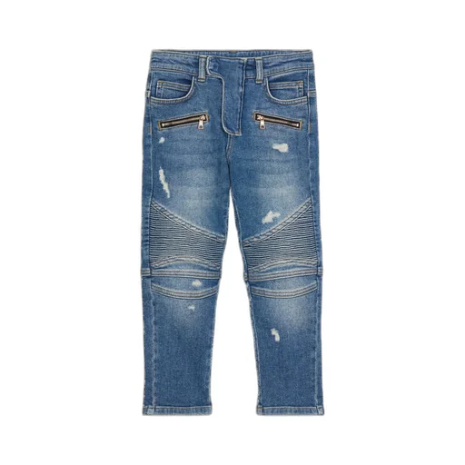 Denim Biker Jeans