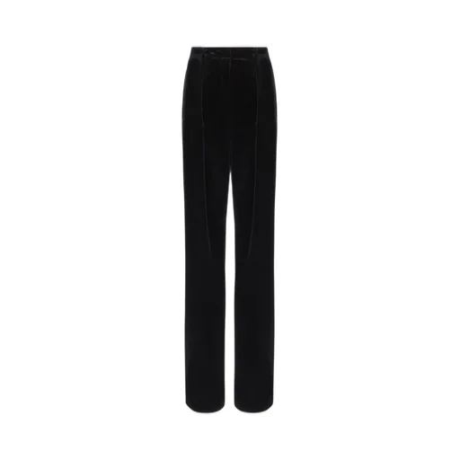 High Waist Velvet Pants