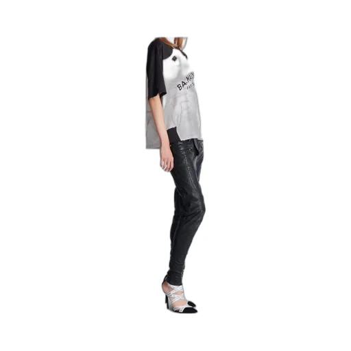 Loose T-Shirt With Optical Illusion Print