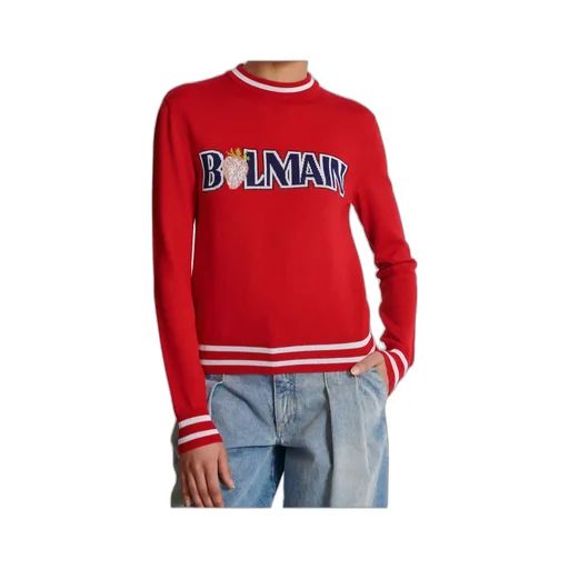 Wool Balmain Strawberry Jumper