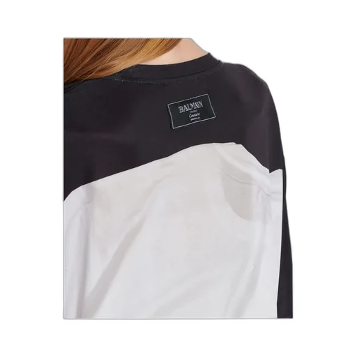 Loose T-Shirt With Optical Illusion Print