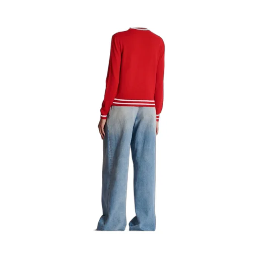Wool Balmain Strawberry Jumper