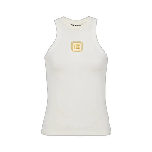 Logo Detailed Crew Neck Tank Top