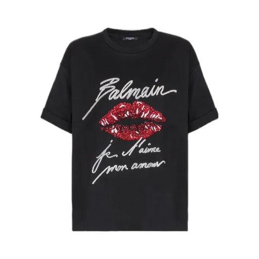 Logo Embellished Crewneck T-Shirt