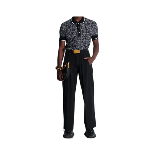 Monogram Short-Sleeve Polo Shirt