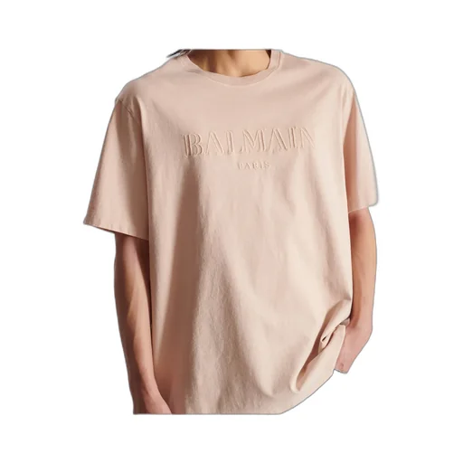 Loose T-Shirt With Vintage Balmain Embroidery