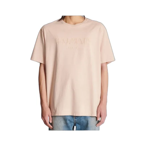 Loose T-Shirt With Vintage Balmain Embroidery