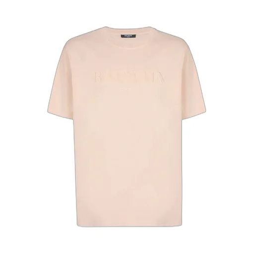 Loose T-Shirt With Vintage Balmain Embroidery