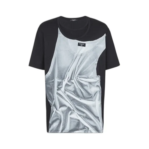T-Shirt With Tank Top Print
