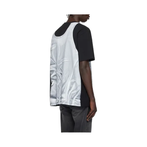 T-Shirt With Tank Top Print