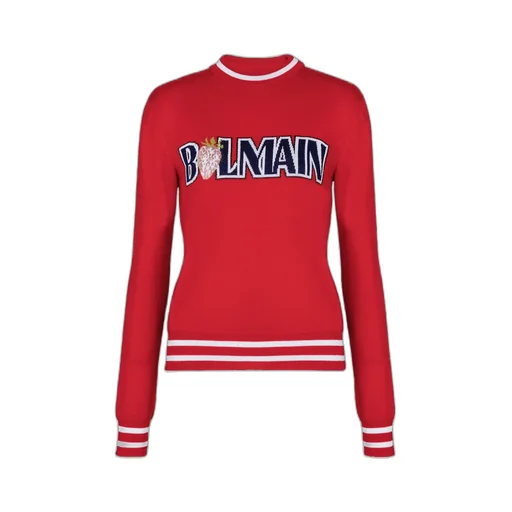 Wool Balmain Strawberry Jumper