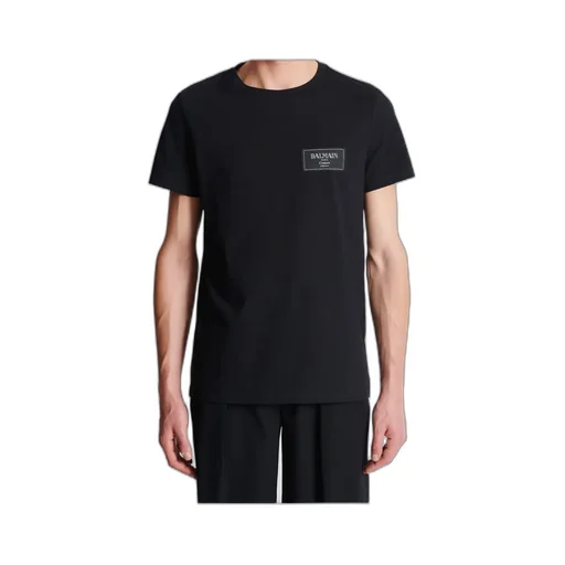 Logo Patch Crewneck T-Shirt