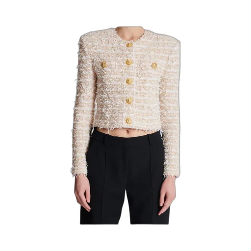 Cropped Tweed Jacket