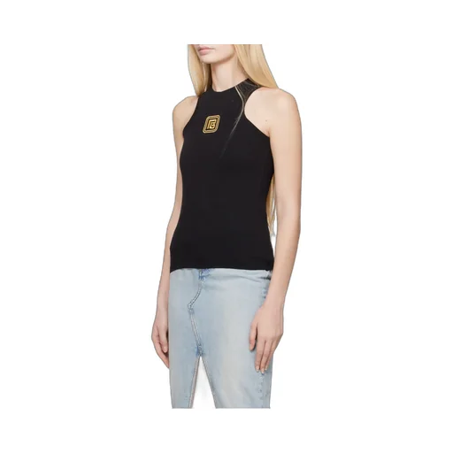 Logo Detailed Crew Neck Tank Top